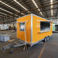 专业户外高效多功能认证移动食品拖车