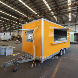 专业户外高效多功能认证移动食品拖车