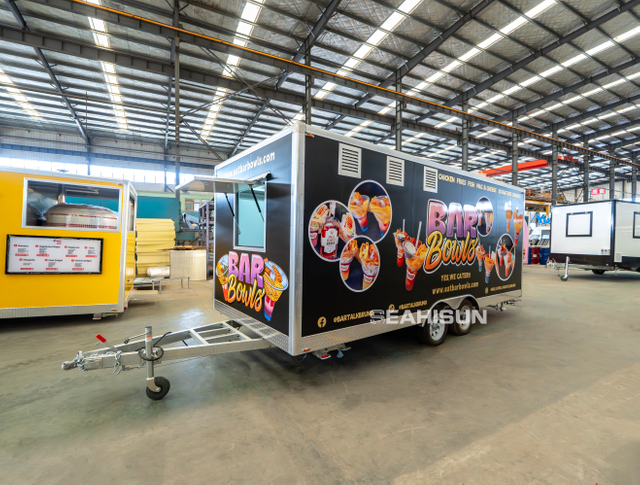  全厨房移动拖车食品卡车用于休闲食品甜甜圈热狗披萨冰淇淋