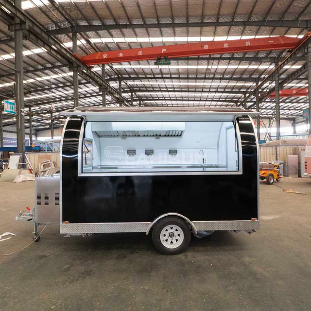 黑色圆形餐车-3m