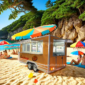 经 CE 认证的食品车和拖车出售：美国、欧洲、澳大利亚的咖啡、热狗、冰淇淋