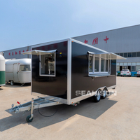 定制产品解决方案 移动餐厅餐饮 冰淇淋烧烤餐饮特许快餐拖车制造商 