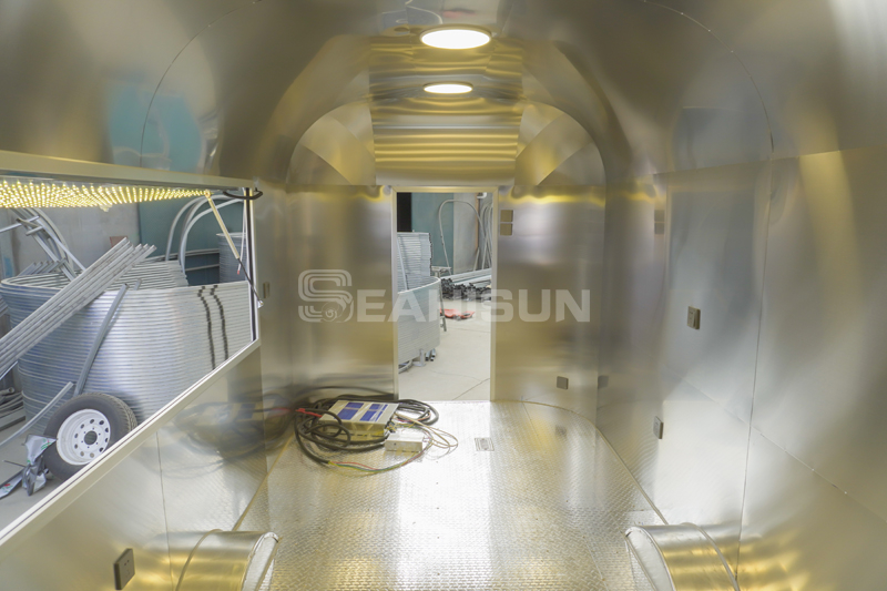 氧化铝气流食品拖车