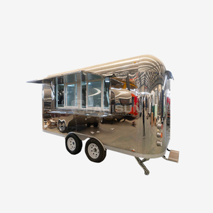 4.5m移动商用冰淇淋方形餐车