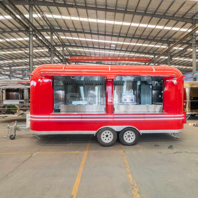 铁皮气流食品拖车-5.5m