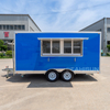 定制全套优惠冰淇淋车小食品旅行食品拖车