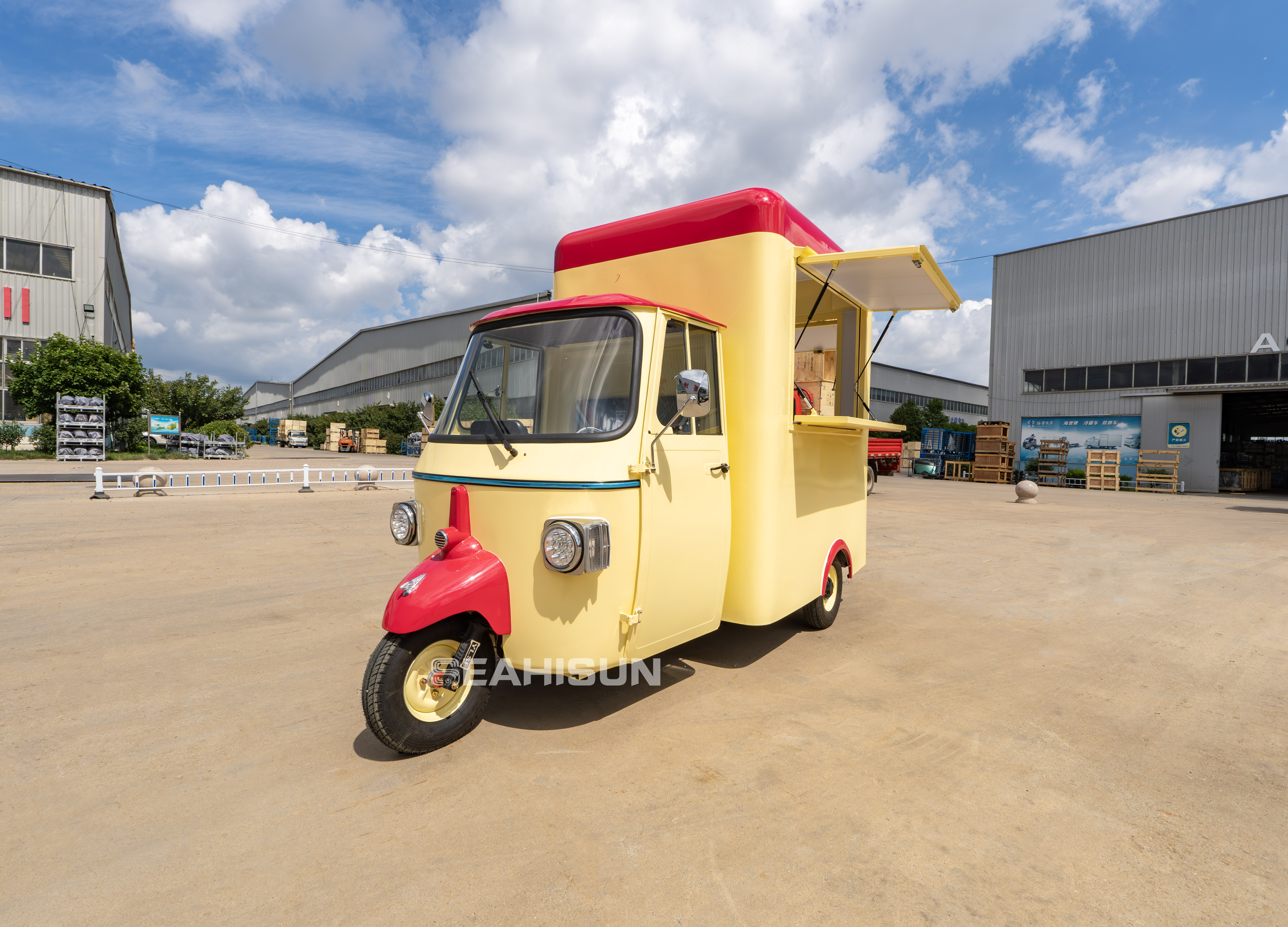 使用比亚乔的移动餐车释放您的商业潜力！