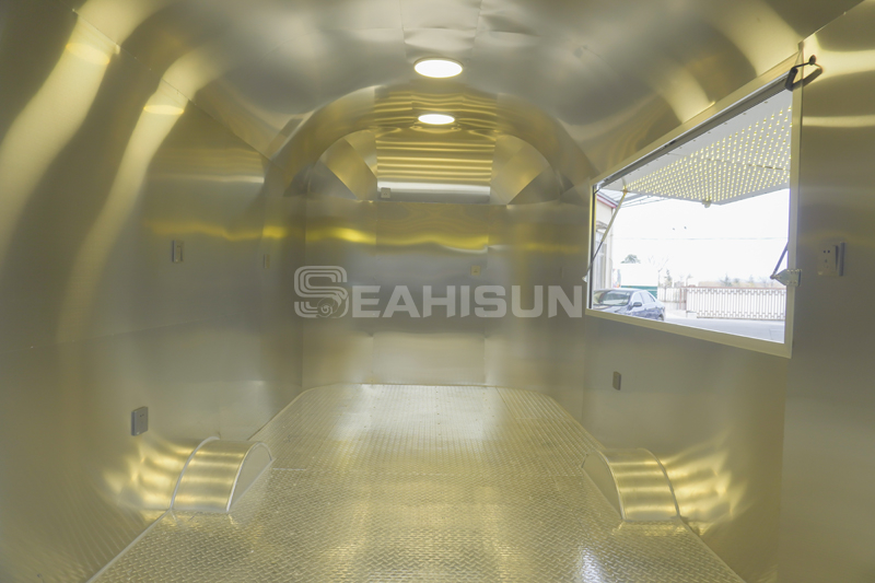 氧化铝气流食品拖车