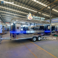 户外移动食品车移动咖啡配备汉堡商用咖啡街热狗食品车披萨烤箱食品卡车食品拖车