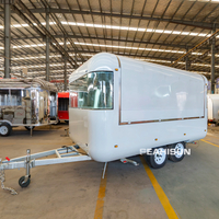 流行独特设计 16 英尺移动快餐车带设备