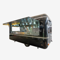 大型移动食品拖车商业级