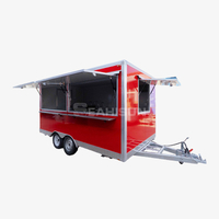 红色方形餐车-4m